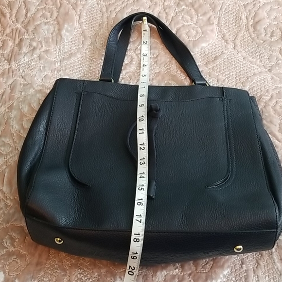 DIMONI navy leather handbag - Picture 12 of 14